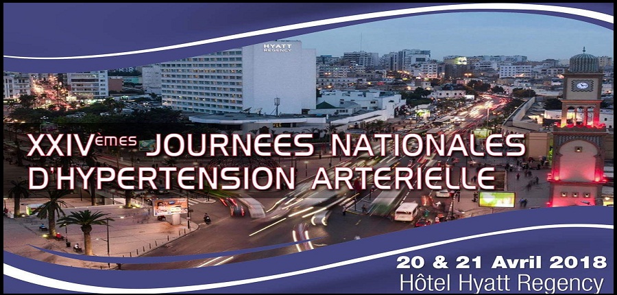 XXIV èmes journées nationales d'hypertension artérielle : 20 et 21 Avril 2018