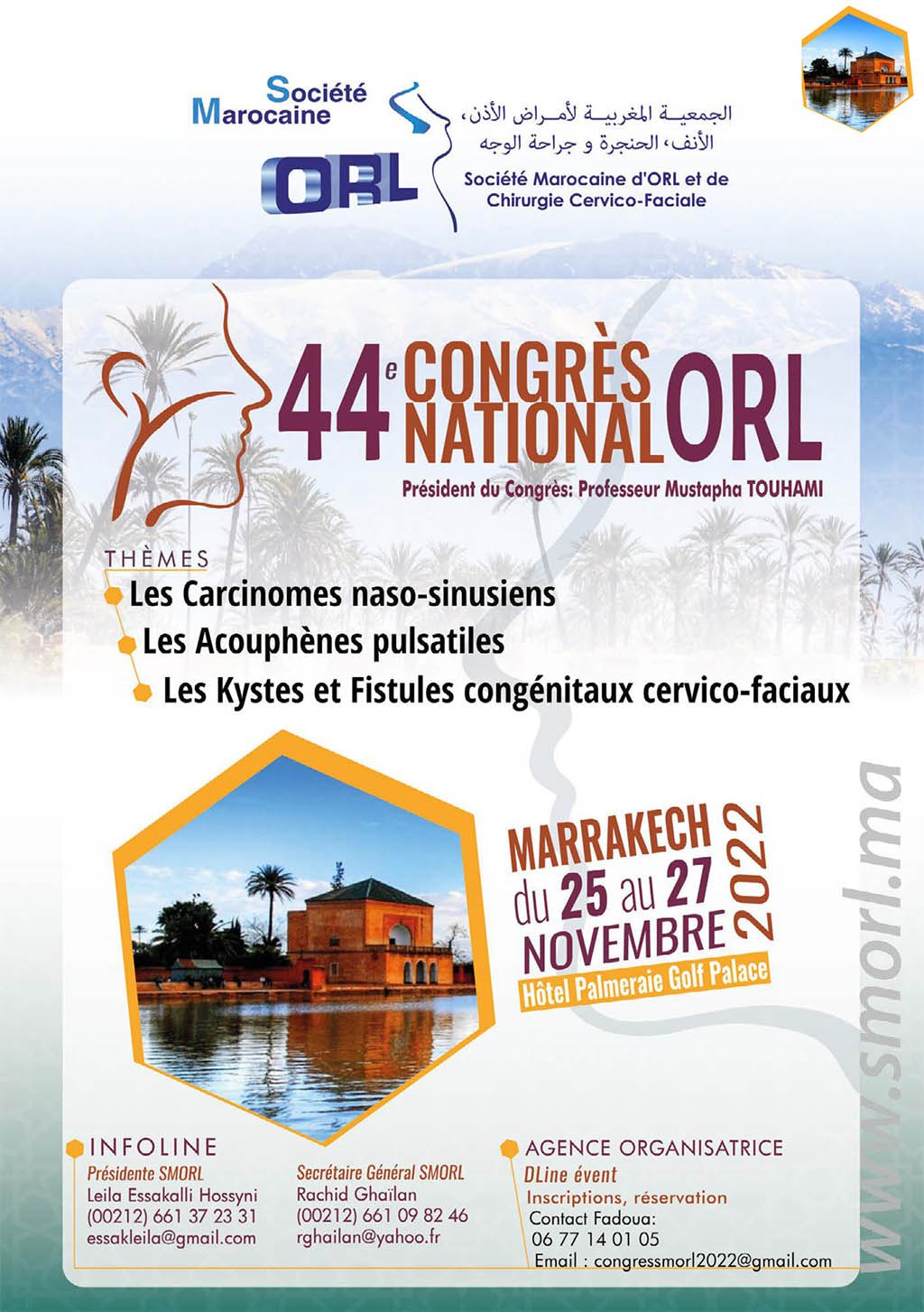 Affiche 44 congres national ORL 2022